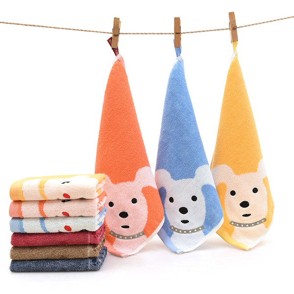 Baby Animal Children Washcloth Baby Feeding Face Towels Washers Hand Wipe Wash Cloth Cotton Microfiber Absorbent Towel