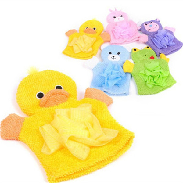 Lovely Quality Exquisite Bath Ball Bath Flowers Cartoon Bath Gloves With Double Sides Children's Washcloth Maternity Shower