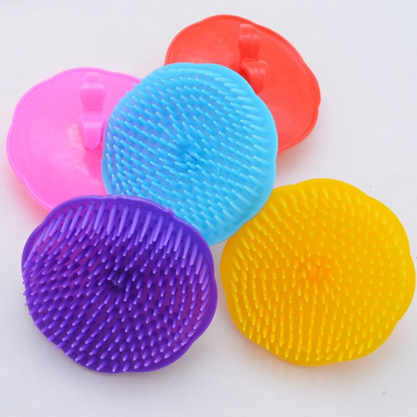 New5 style Plum comb baby shampoo brush, exfoliating brush, head massage brush, baby wash product T2G5004