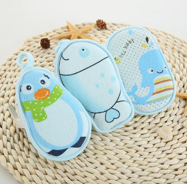 Wholesale-Cute Children Baby shower bathing bath towel Animals Style Shower Wash Cloth Towels Bath Gloves Cartoon children bath gloves