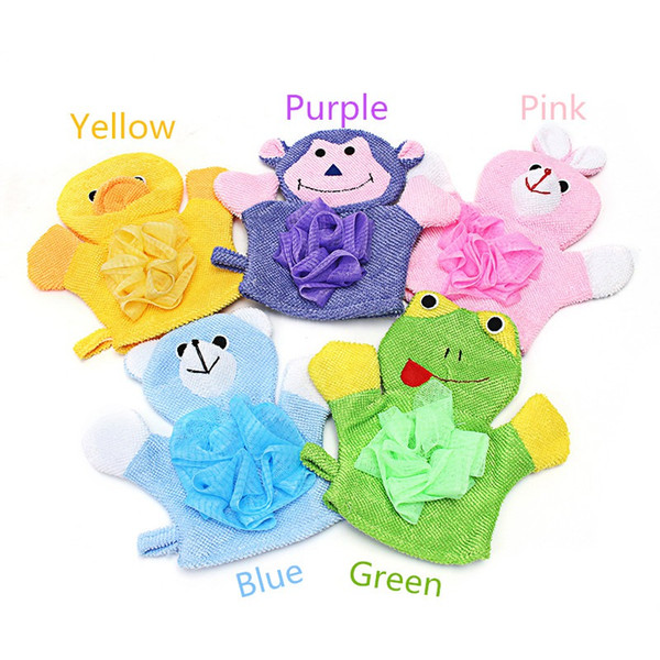 Hot Sale 1PCS Baby Children Shower Bathing Bath Towel 5Colors Animals Style Shower Wash Cloth Towels Cute