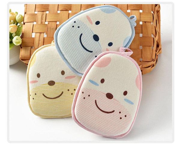 Baby bathing wipe environmentally friendly bath sponge cute cartoon bath towel children bath cleaning newborn supplies