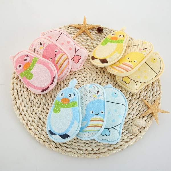 Baby Bath Towel Scrubbers Shower Soft Brushes Accessories Shower Cotton Rubbing Body Cleaning Wash Brush Bath Brushes wash gloves