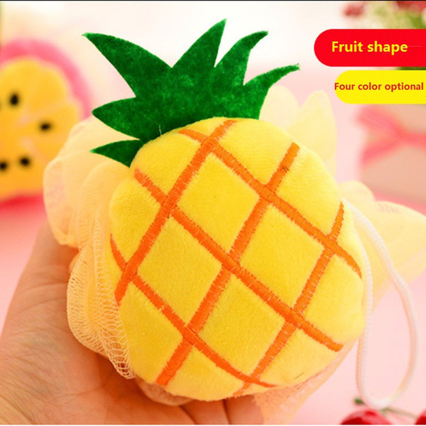 Wholesale-Take a shower bath flowers, Washcloths Bath ball for children Fruit bath ball Lovely flower H1001
