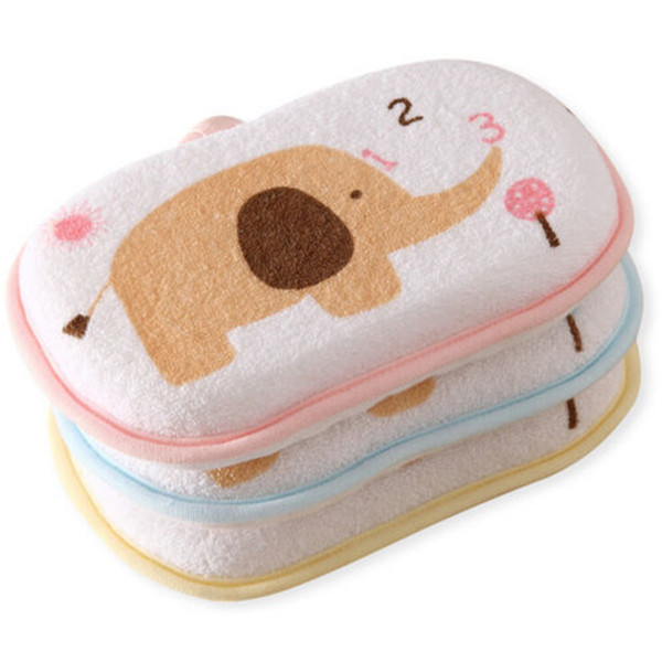 Newborn Baby towel accessories Infant Shower Sponge Cotton Rubbing Body Wash cute child Brush bath brushes sponges Baby towel