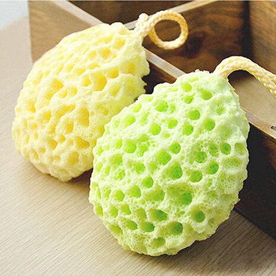 2017 New Style Bath Scrubber Shower Spa Sponge Body Cleaning Scrub Effective Soft Felling Bathing Ball Random Colors