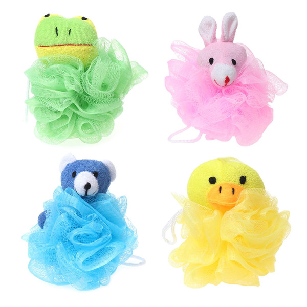 Baby Care Baby Bathing Puff Brush Cartoon Ball Scrubber Bathtubs Shower Sponge Rich Bubble