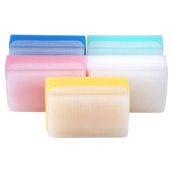 5pcs Children Sensory Brush Baby Bath Sponge Brush Surgical Hands Denture Cleaning Sterile Sponge Scrub Bristle