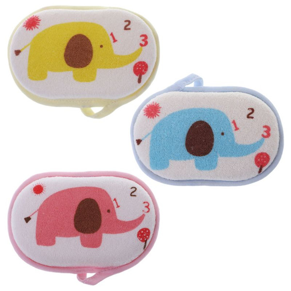 Baby Towel Sponge Bathing Shower Rub Brush Cartoon Soft Breathable Newborn Bathtub Skin Care Supplies Bathroom Accesories