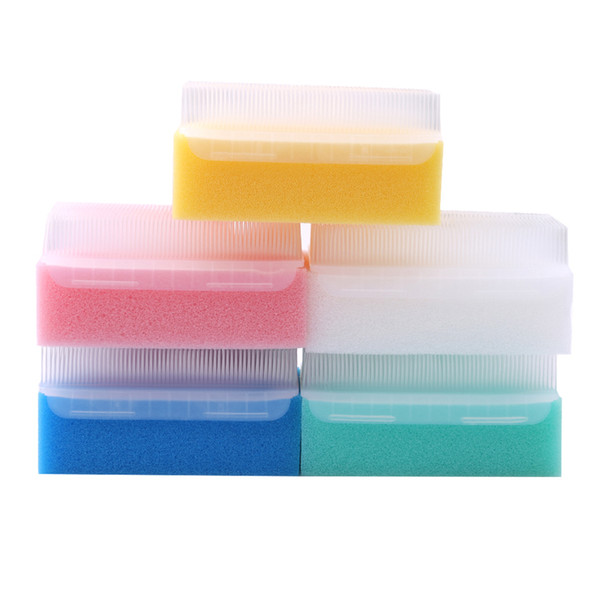5pcs/pack Children Sensory Brush Baby Bath Sponge Brush Surgical Hands Denture Cleaning Sterile Sponge Scrub Bristle