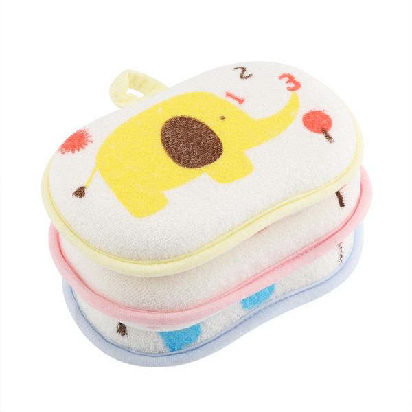 Baby Infant Shower Bath Brushes Sponge Coon Rubbing Body Wash Children Brush bath brushes Baby Towel Accessories 2018