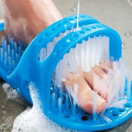 Plastic Bath Shower Feet Massage Slippers Bath Shoes Brush Pumice Stone Foot Scrubber Spa Shower Feet Footbrush CCA10908 50pcs