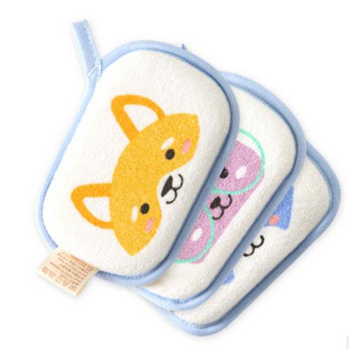 Hot Comfortable Baby Towel Accessories Infant Shower Faucet Bath Brushes Sponge Cotton T-shaped New
