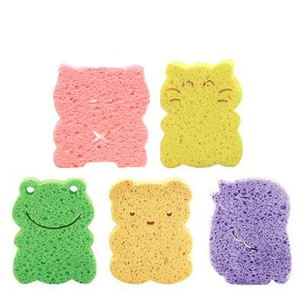Newborn baby towel accessories children's baby bath brush new bath brush sponge eraser color optional JRR002