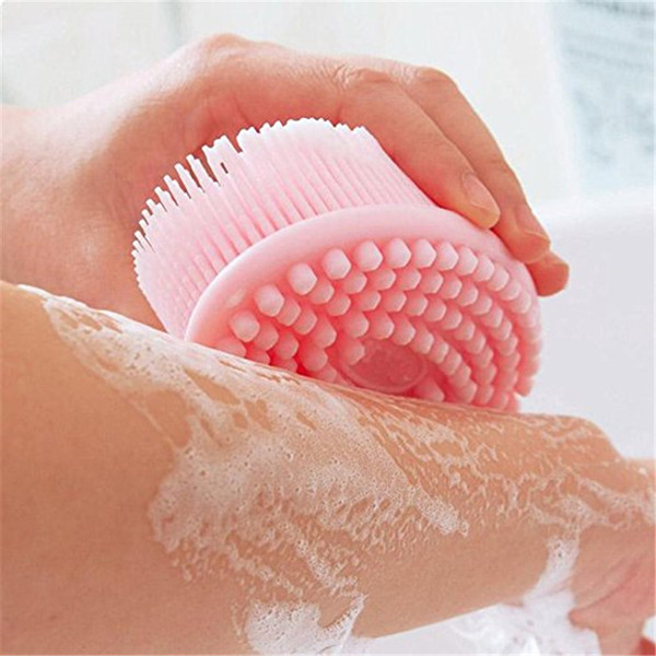 Baby Bath Brush Prevent Bacterial Children Silicone Brush And Baby Shampoo Wash Bath Supplies Cleaning