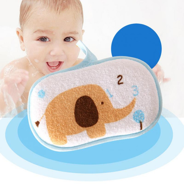 Elephant Baby Bath Sponge Soft Brush