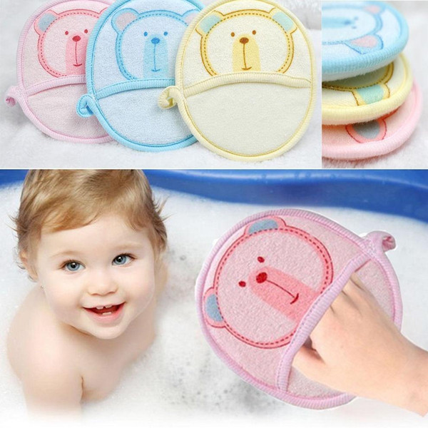 BA 1 Pc Kids Baby Soft Bath Towel Infant Cotton Cartoon Wash Shower Towels born (Color: Rom)