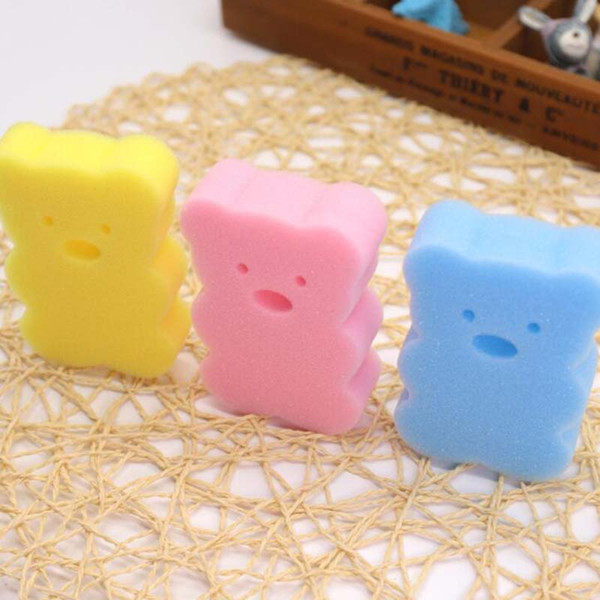 Baby Bath Brushes Sponge Material Shampoo Foam Maker Bear Shape Color Optional Barthroom Children Product for Babies Kid