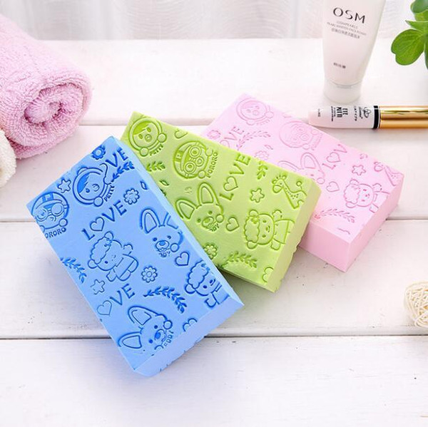 Soft Body Cleaning Bath Spa Sponge Scrubber Adult Kids Baby Bath Sponge Cleaning Shower Scrub Kids Bath Sponge CCA10914 60pcs