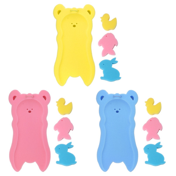 Fashion Soft Newborn Anti-slip Sponge Pad Baby Bath Tub Bathing Pad Infant Shower Baby Care Lovley