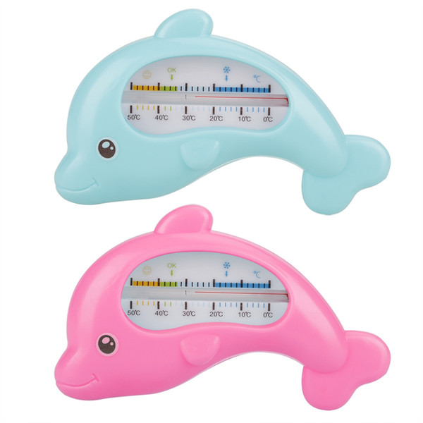 Baby Water Thermometer of Dolphin Shape Kids Bath Thermometer Toy Tub Water Sensor Thermometer Baby bath water temperature gauge