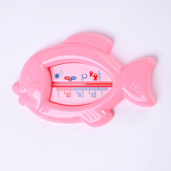 Both Wet And Dry Safty Baby Cartoon Small Fish Water Thermometers Fish Baby Thermometers Pink Blue Green Animal Babies Bathing Thermometer