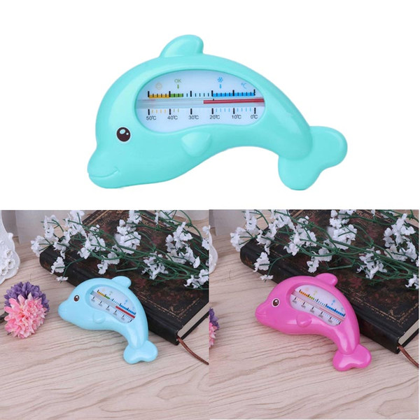 Water Thermometer Baby Bathing Dolphin Shape Temperature Infants Toddler Shower C2