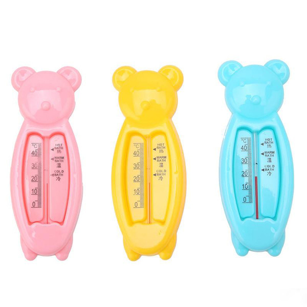 Cartoon Floating Lovely Bear Baby Water Thermometer Kids Bath Thermometer Toy Plastic Tub Water Sensor Thermometer