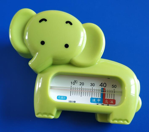 Both Wet And Dry Safty Baby Cartoon Small Elephant Water Thermometers Elephant Baby Thermometers Animal Babies Bathing Thermometer