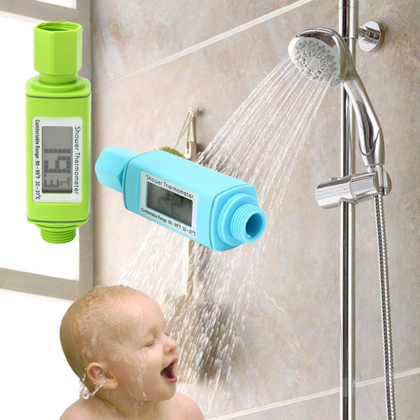 Electrical Health Shower Thermometer Waterproof Digital Head Water 0 ~ 60 Degree Bathroom Accessories for Kids Baby Care