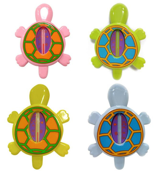Both Wet And Dry Safty Baby Cartoon Small Tortoise Water Thermometers Turtle Baby Thermometers Animal Babies Bathing Thermometer