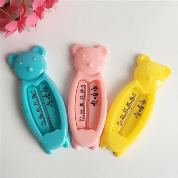 Cartoon Floating Lovely Bear Baby Water Thermometer, Kids Bath Thermometer Toy, Plastic Tub Water Sensor Thermometer free shipping hot sale