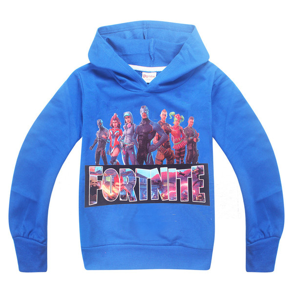 2019 New Children's cartoon hoodies boys fashion print casual tops kids baby hooded long-sleeved T-shirt coat clothes