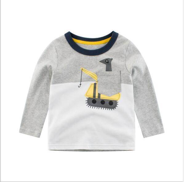2019 New best selling kids brand children's clothing autumn boys long sleeve T-shirt children's clothing direct sale
