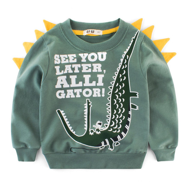Winter Sweatshirt Warm Kids Clothes Long Sleeve T-shirts Baby Boy Thick Hoodies Sweatshirts 1-10T Children Clothing Hoodies LY191230