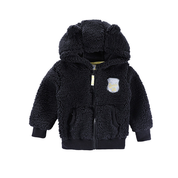 2019 New Fashion Sweatshirt Hooded Solid Children Sweatshirt Full Sleeve Zipper Regular Baby Boy Clothes