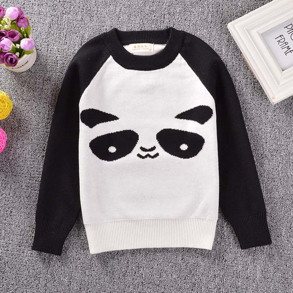 Mother and Daughter Matching Family Clothes Mom Mum Little Girls T Shirt Cartoon Panda Print Hoodies Kids Sweaters Tops Tee