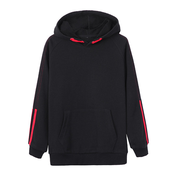Pioneer Kids Autumn Winter Sweatshirts For Boys Striped Hoodies Pocket Patchwork Sweatshirts Children Clothing BWY910300 T191014