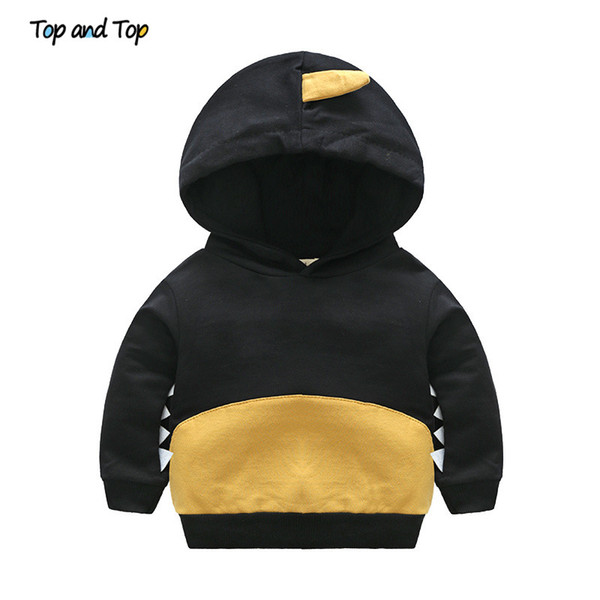 Top and Top New Arrival Autumn Children Hooded Sweater Cotton Sweatshirts for Unisex Kids Long Sleeve Hoodies Tops Clothes