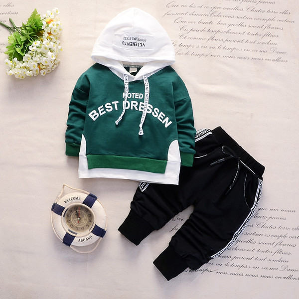 Baby boys spring autumn clothing set newborn baby boys hoodies+pants toddler 2pcs sport suits for boys infant tracksuits costume
