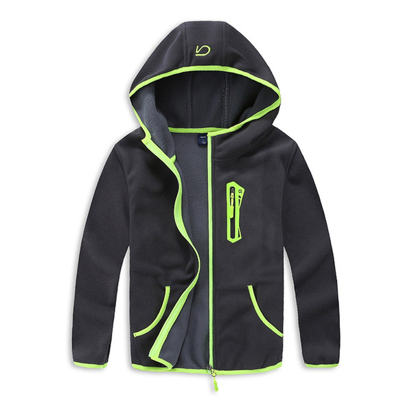 Autumn Children Boys Polar Fleese Coat Windbreaker Sports Outerwear Kids Boy Faux Mink Fur Down Sweatshirt Enfant parka Jacket