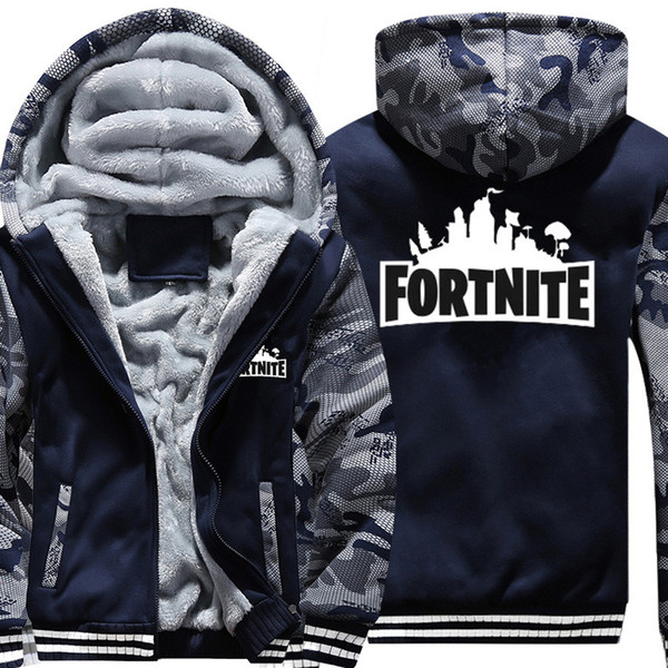 Boys Clothes Winter Super Warm Hoodies Sweatshirts Thick Fleece Teenage Boys Camouflage Jackets Velvet Kids Coats 15-20 Y18102507