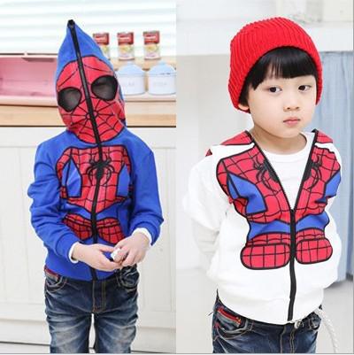 Baby Boy Spiderman Coat Hoodies Sweatshirts Children's Clothing