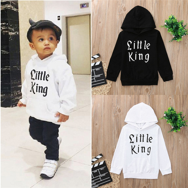 Winter Baby Clothes Baby Boys Tops Toddler Kids Baby Boys Long Sleeve Letter Printed Hoodie Tops Sweatshirt Clothes AU29#F