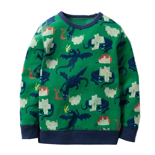 Children Hoodies for Boys Clothes Toddler Girl Sweatshirt Animal Pattern Kids Hoodies for Girls Clothing Boys Sweatshirts 2-7Y