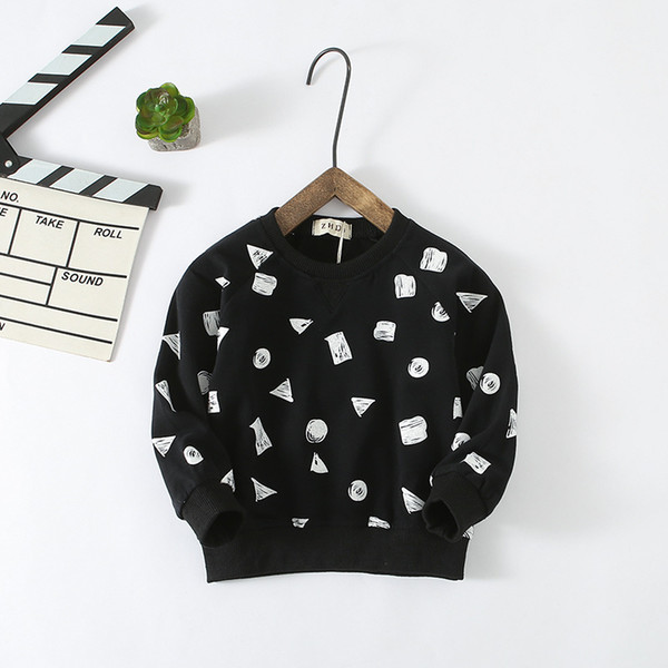 Hot Sale Baby Boys Sweatshirt Full Sleeve T Shirt For Boy Cotton T Shirt Tops Tees Kids Clothes Children Clothing