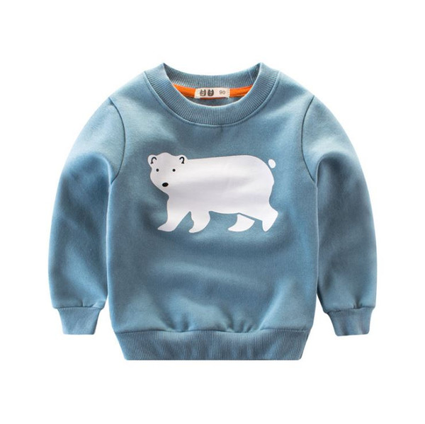 2-7T boys girls winter fashion sport hoodies cartoon warm fleece sweatshirt children clothes baby kids coat jacket clothing