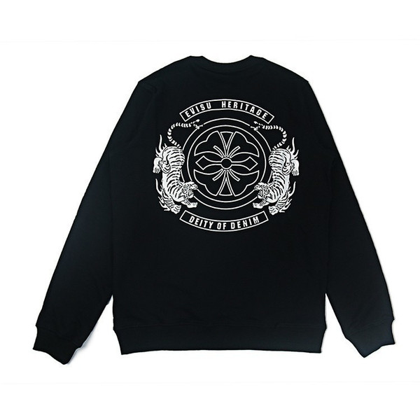 2019 New Fashion Hoodies For Men Pure Cotton And Long Sleeves Round Neck Exquisite Tiger Printing Hoodies Authentic Quality Sweaters EA6001
