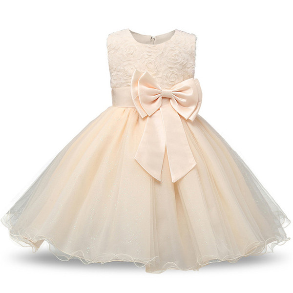 New Toddler Girl Baptism Clothes Girl Newborn Baby Christening Gown Dress For Girl Kids Party Wear 1 2 Years Birthday Outfits