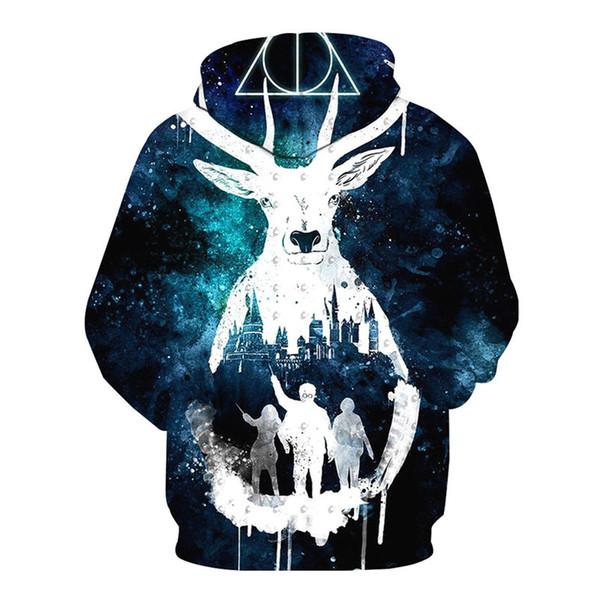 Harry Potter 3D Hoodies Men Women Sweatshirts Sweater 3D Print Hooded Pullover Coat Unisex Hip Hop Hoodie Streetwear Magic Sweatshirt Top HO